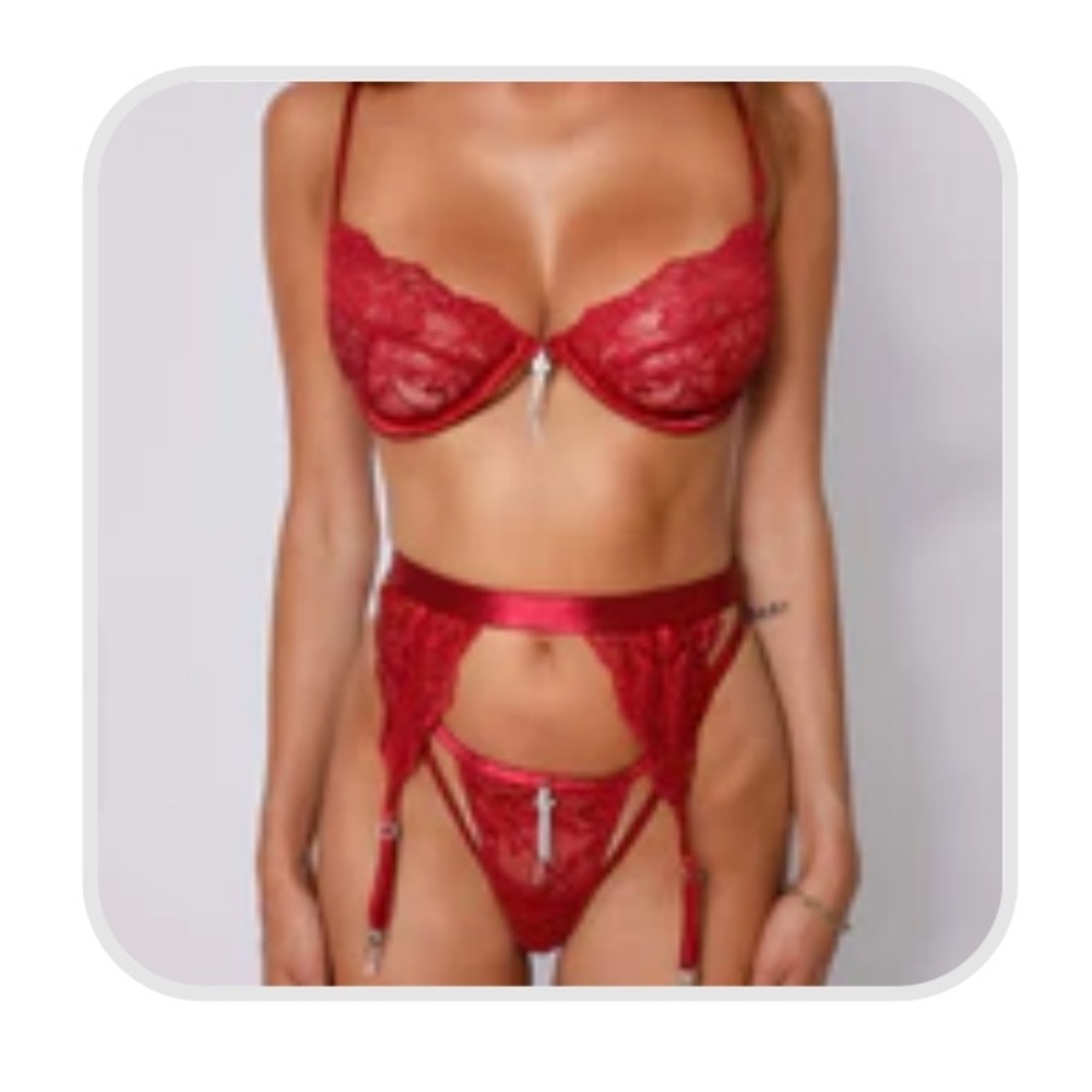 Tiger Mist Jordan 3 Piece Lingerie Set (New with tags)